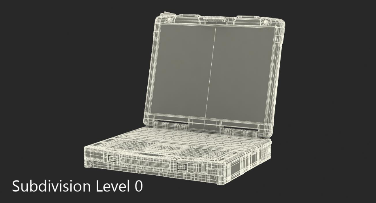 3D Panasonic Toughbook Rigged