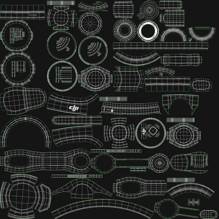 3D DJI Inspire 1 Pro Drone model