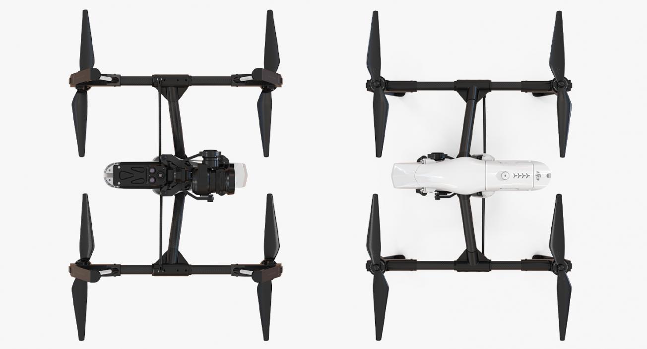 3D DJI Inspire 1 Pro Drone model