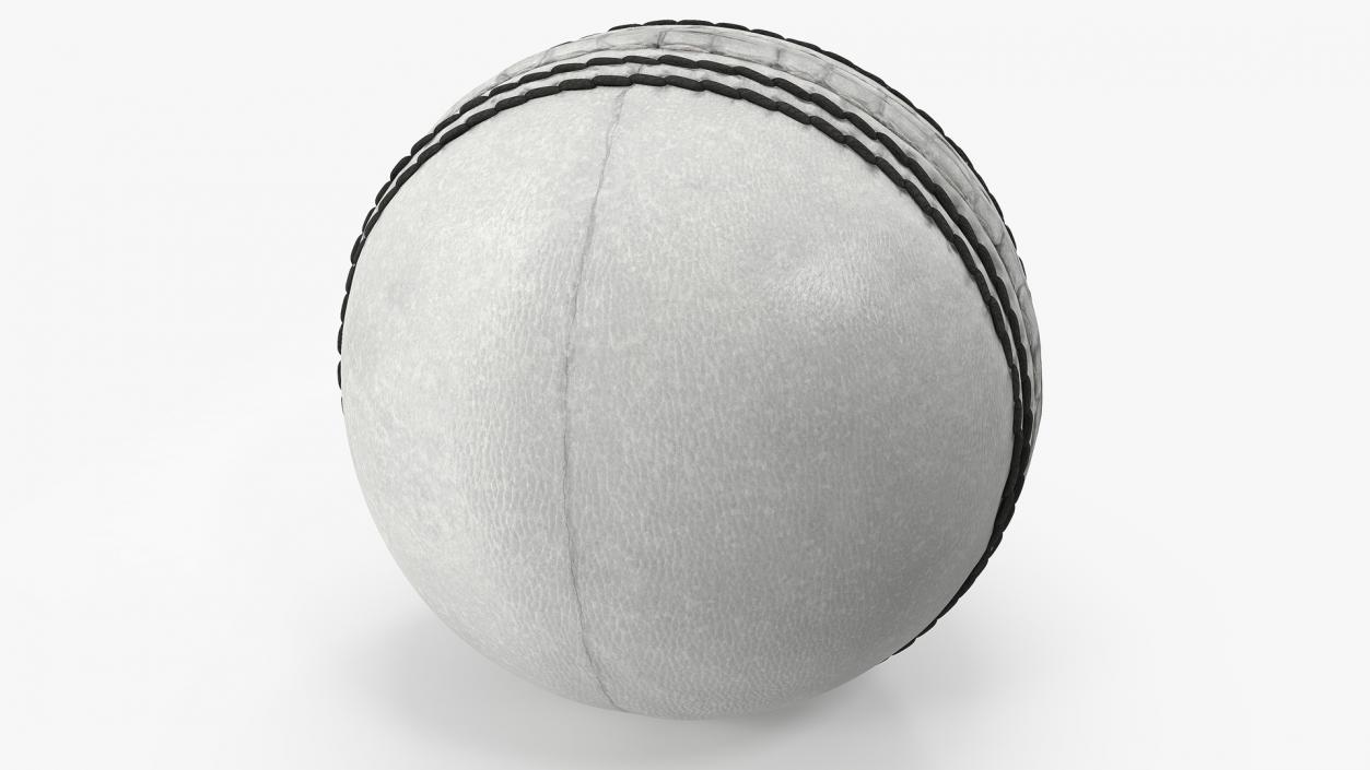 3D Cricket Ball White model