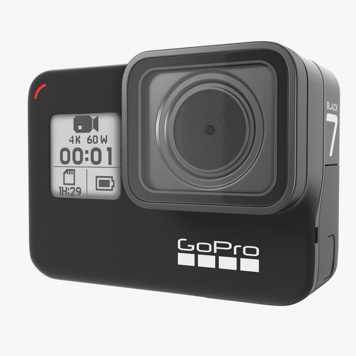 3D model GoPro Hero7 Action Camera