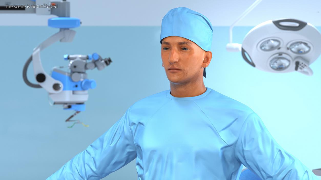 Male Surgeon 2 3D model