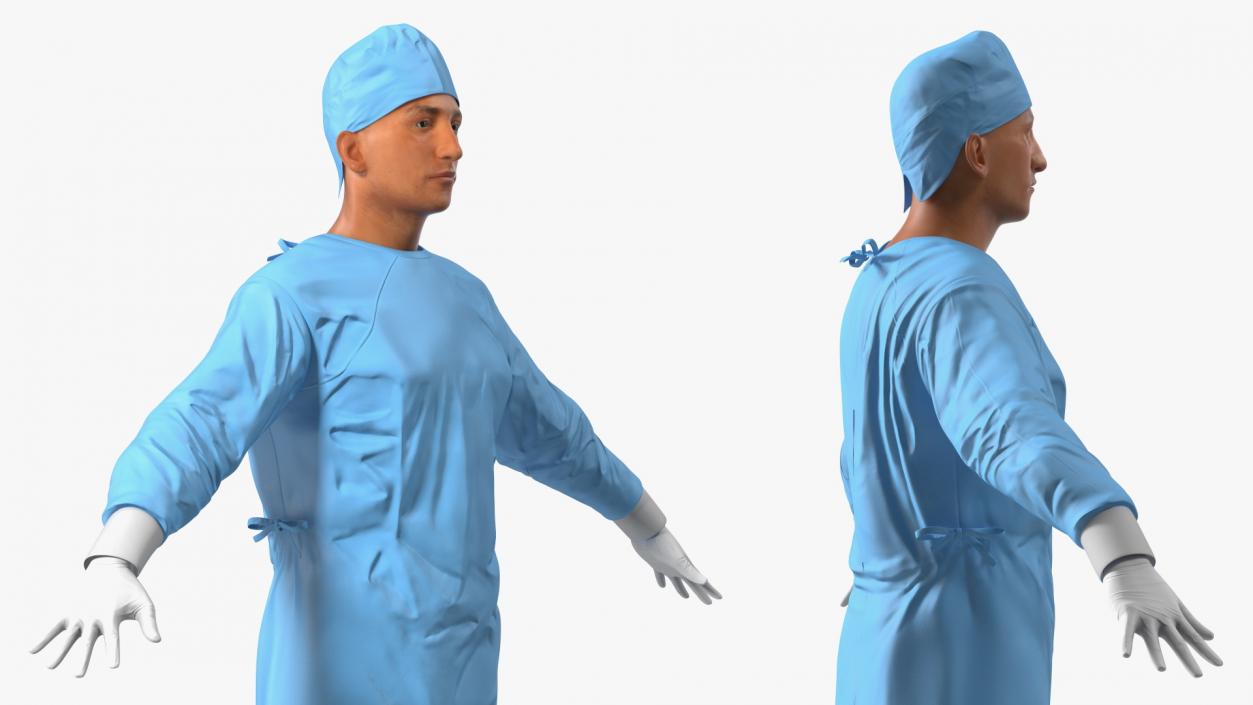 Male Surgeon 2 3D model