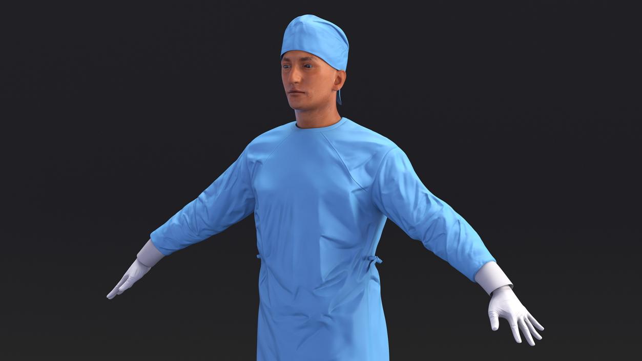 Male Surgeon 2 3D model