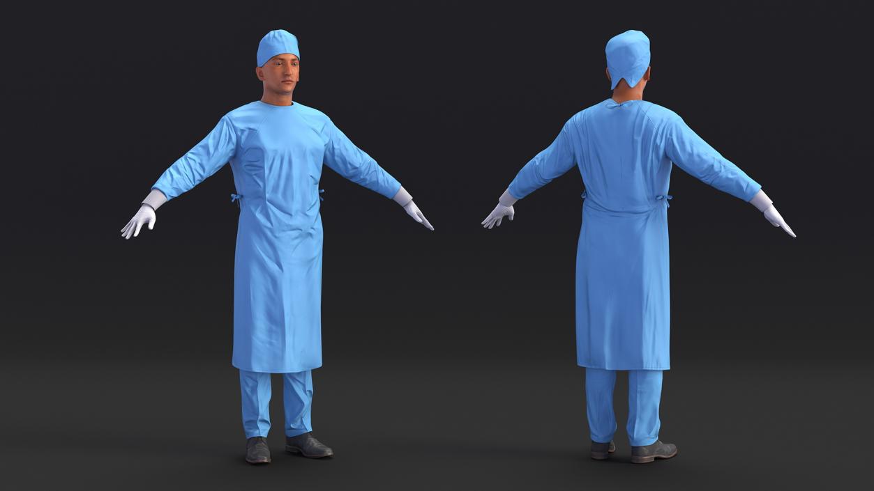 Male Surgeon 2 3D model