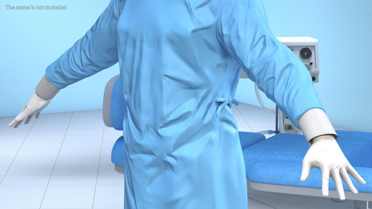 Male Surgeon 2 3D model