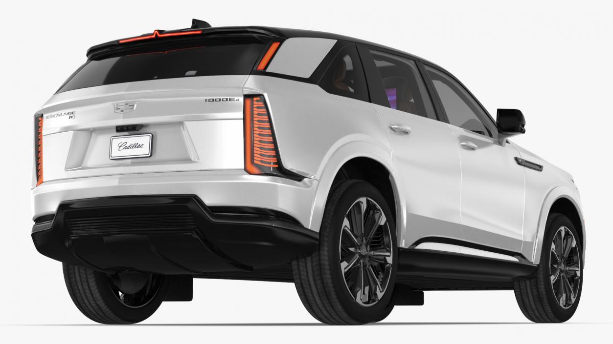 3D All-electric 2025 Cadillac Escalade IQ Summit White