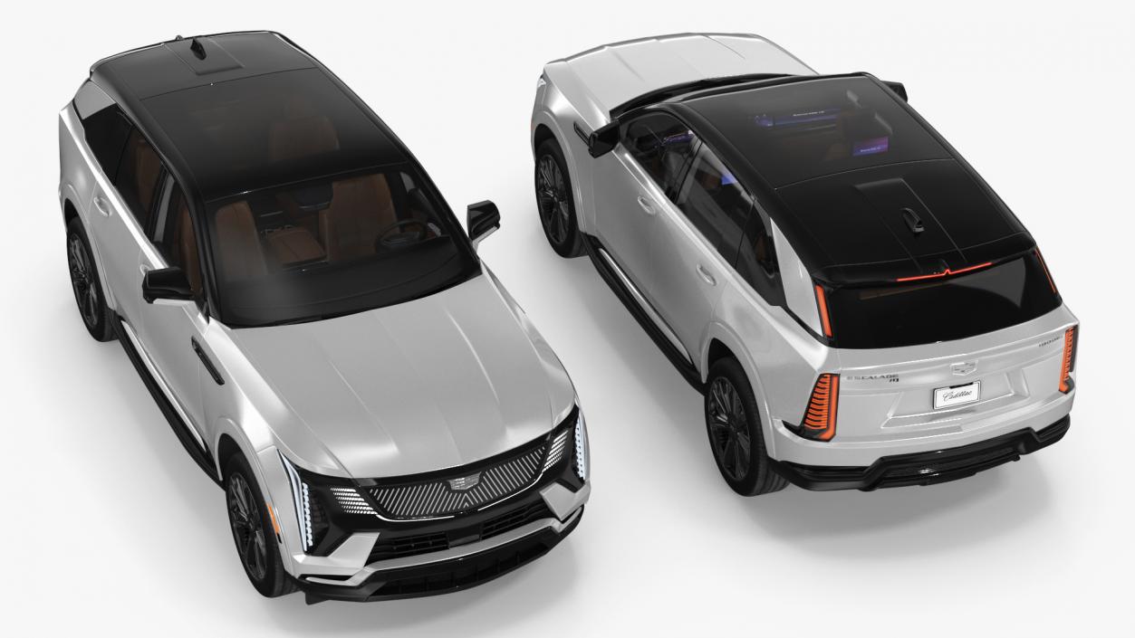 3D All-electric 2025 Cadillac Escalade IQ Summit White