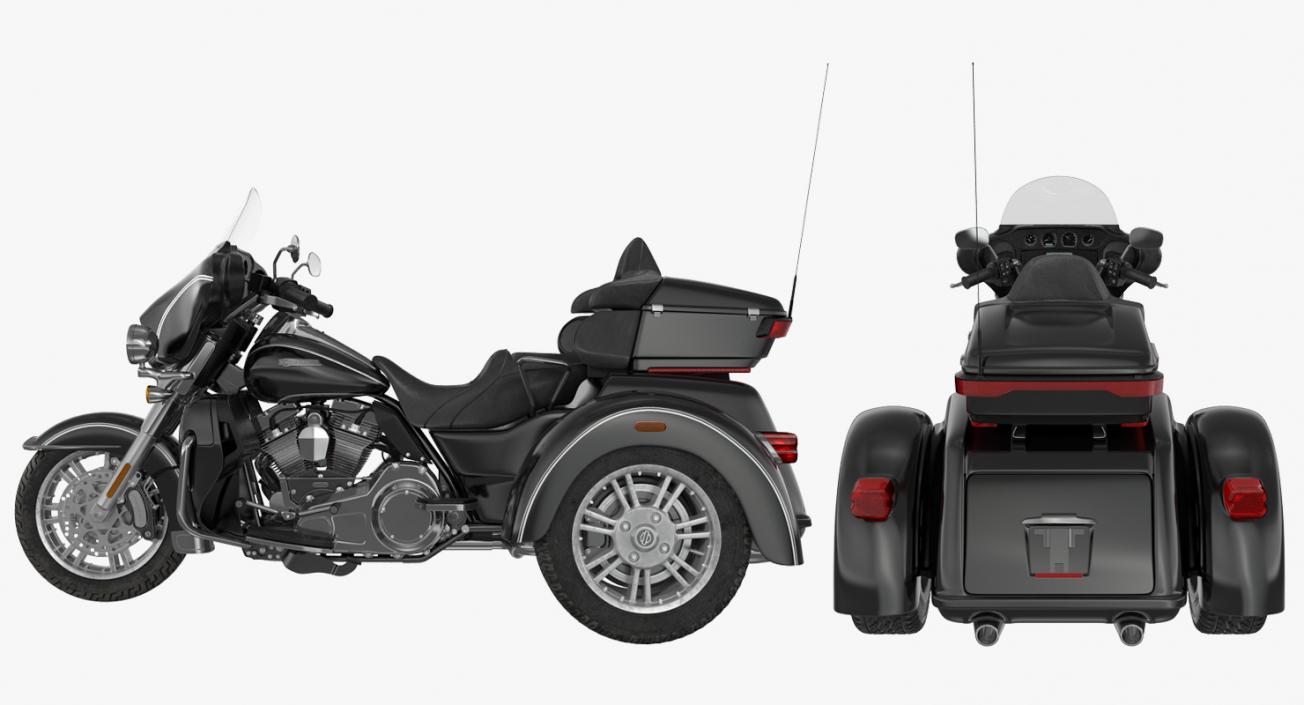 3D model Harley Davidson Tri Glide 2016