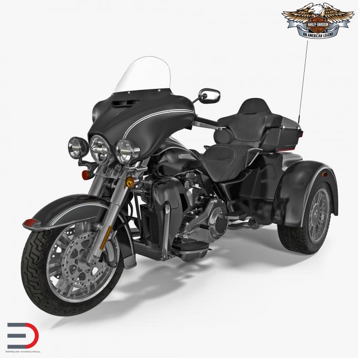 3D model Harley Davidson Tri Glide 2016