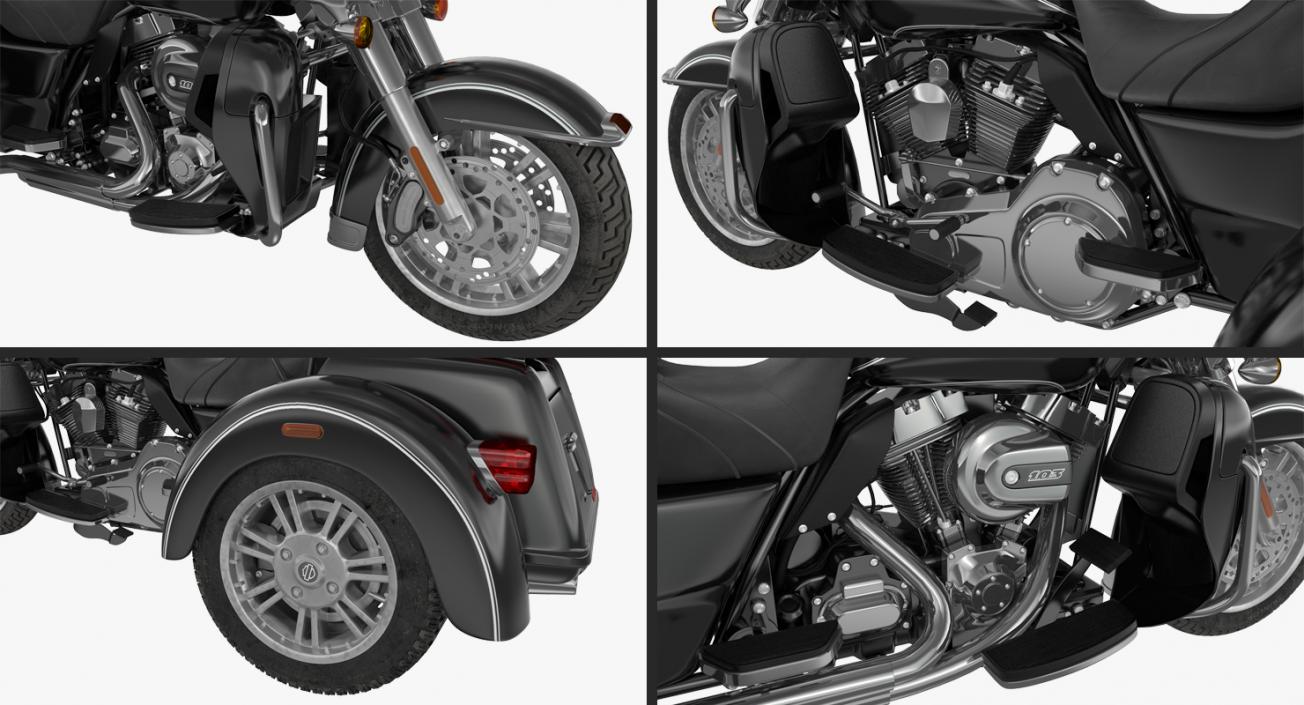 3D model Harley Davidson Tri Glide 2016