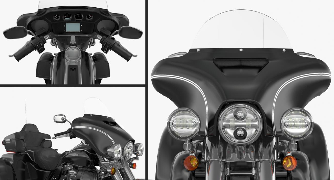 3D model Harley Davidson Tri Glide 2016