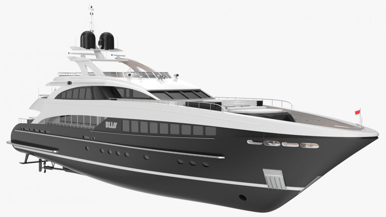 3D Bliss Motor Mega Yacht for Travel model