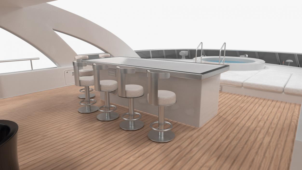 3D Bliss Motor Mega Yacht for Travel model