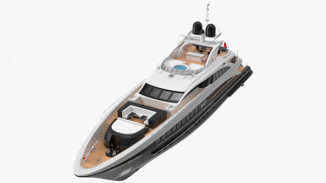 3D Bliss Motor Mega Yacht for Travel model