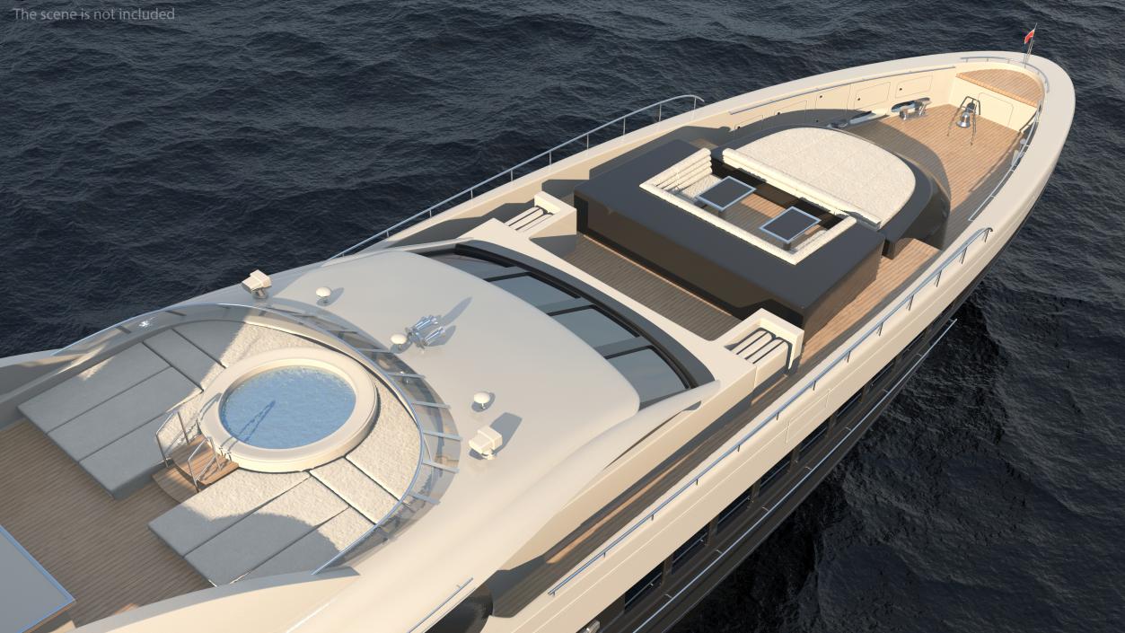 3D Bliss Motor Mega Yacht for Travel model