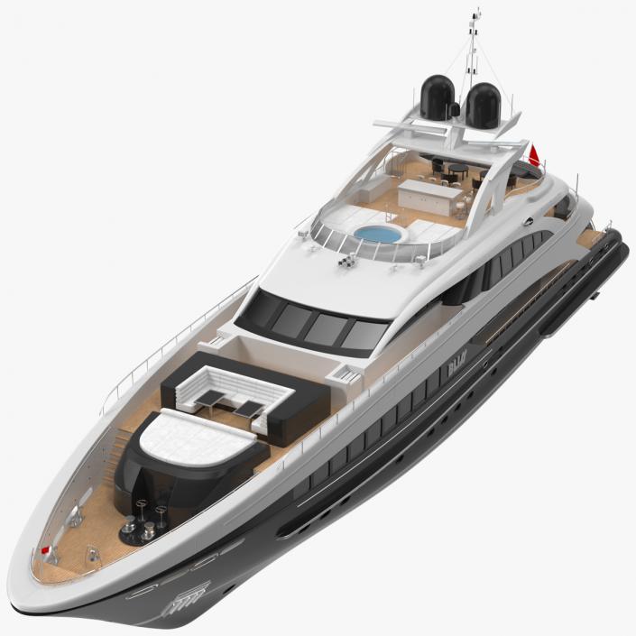 3D Bliss Motor Mega Yacht for Travel model