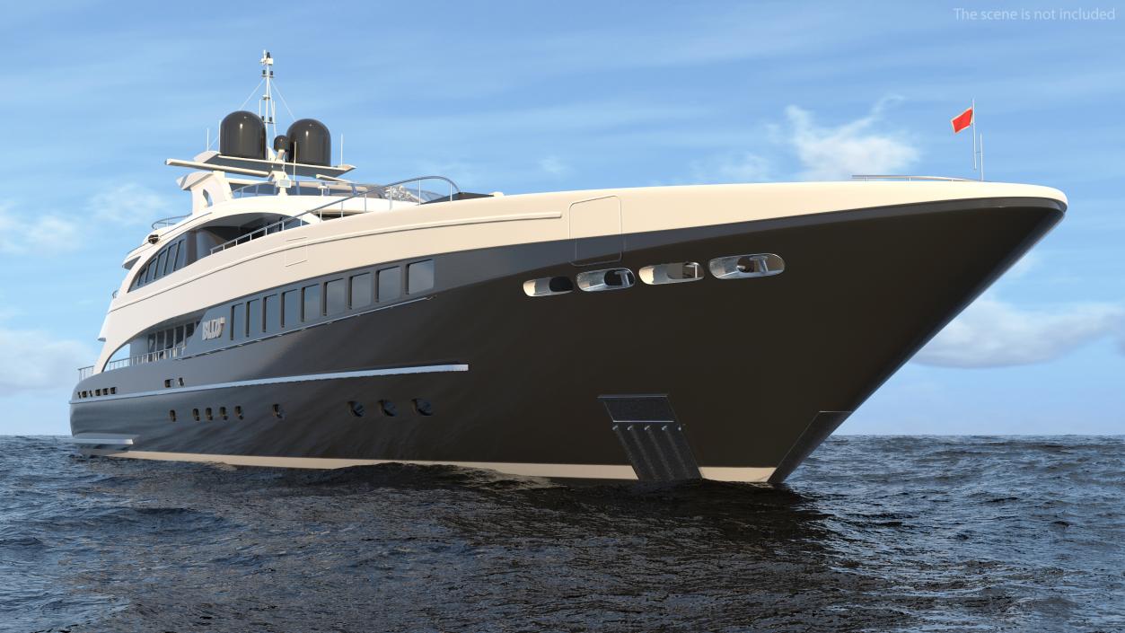 3D Bliss Motor Mega Yacht for Travel model