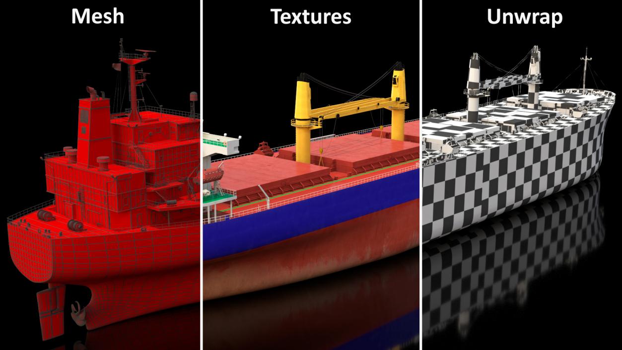 Marine Cargo Ship 3D