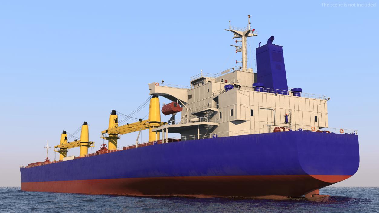 Marine Cargo Ship 3D