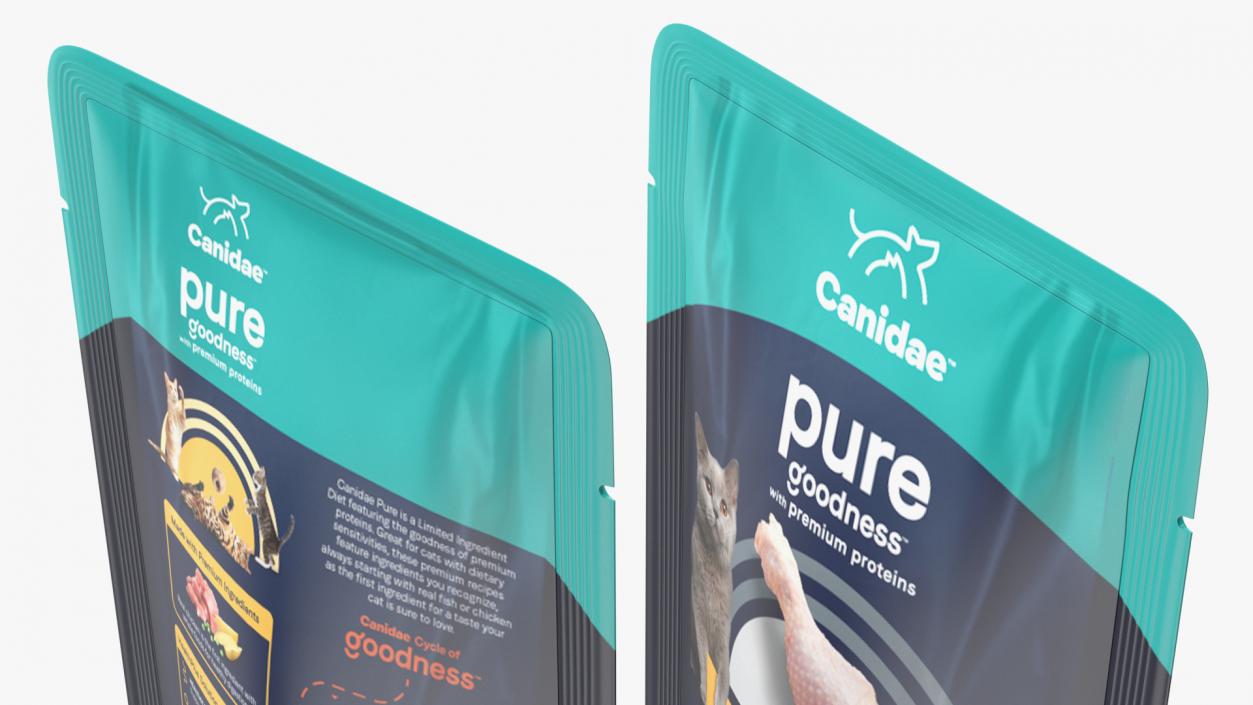 Cat Food Pouch Canidae 3D