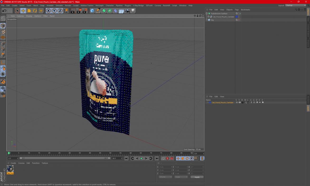 Cat Food Pouch Canidae 3D