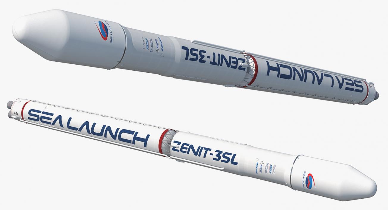 Space Rockets Collection 3D model