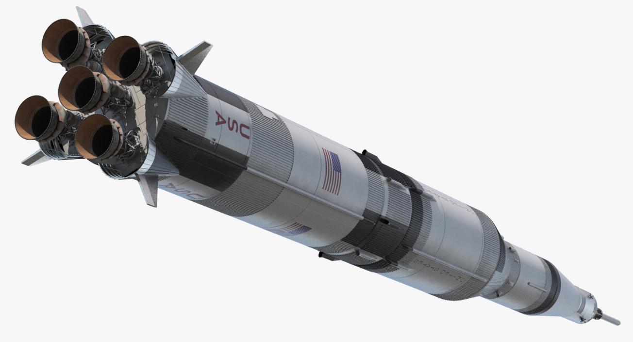 Space Rockets Collection 3D model