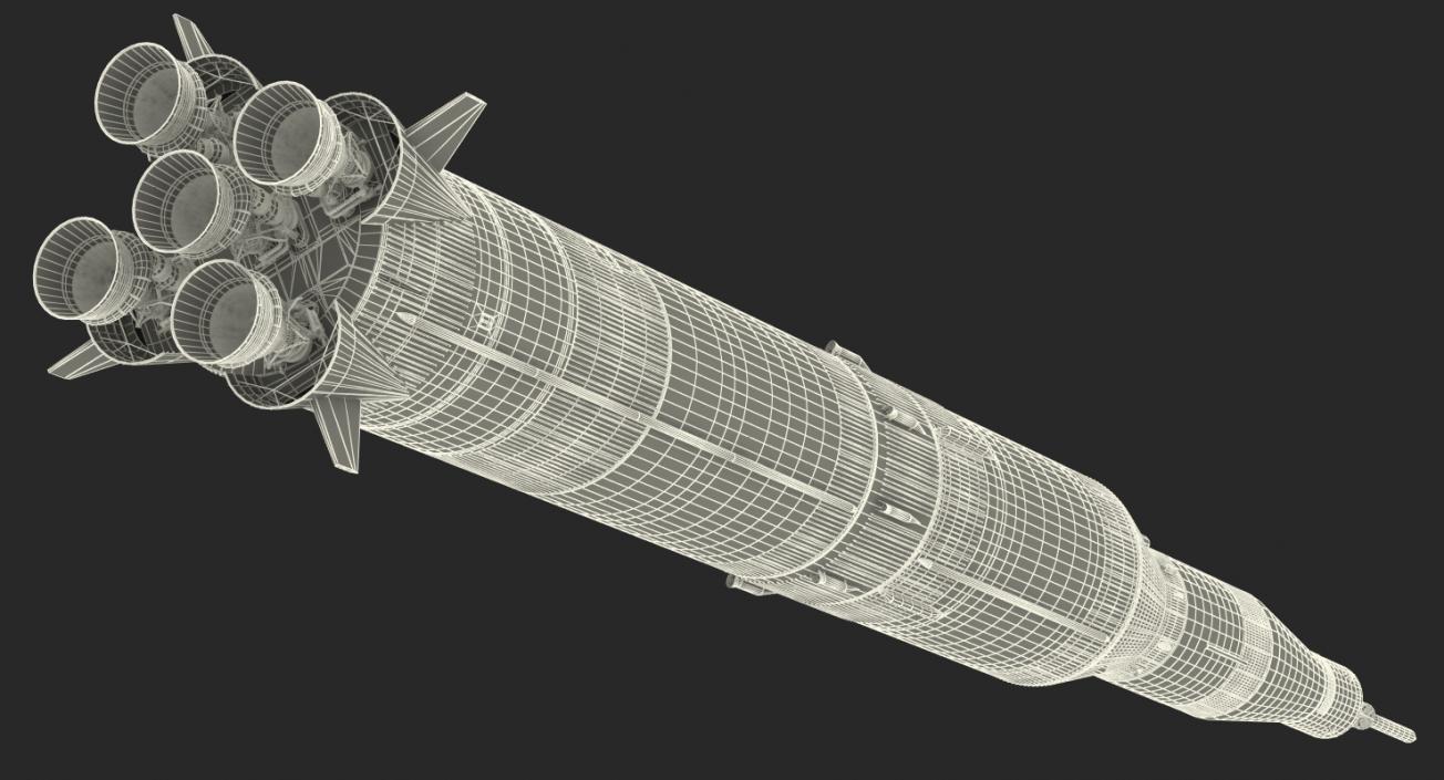 Space Rockets Collection 3D model