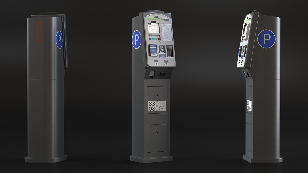 3D Digital Parking Meter