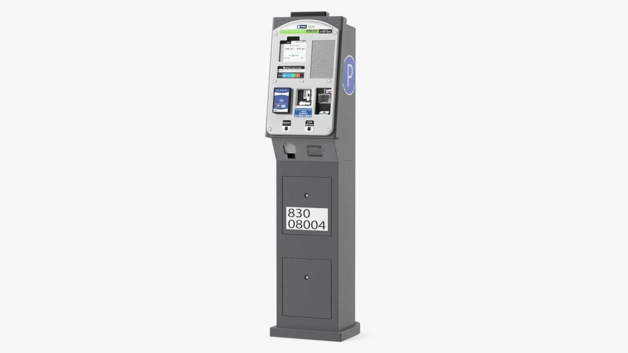 3D Digital Parking Meter