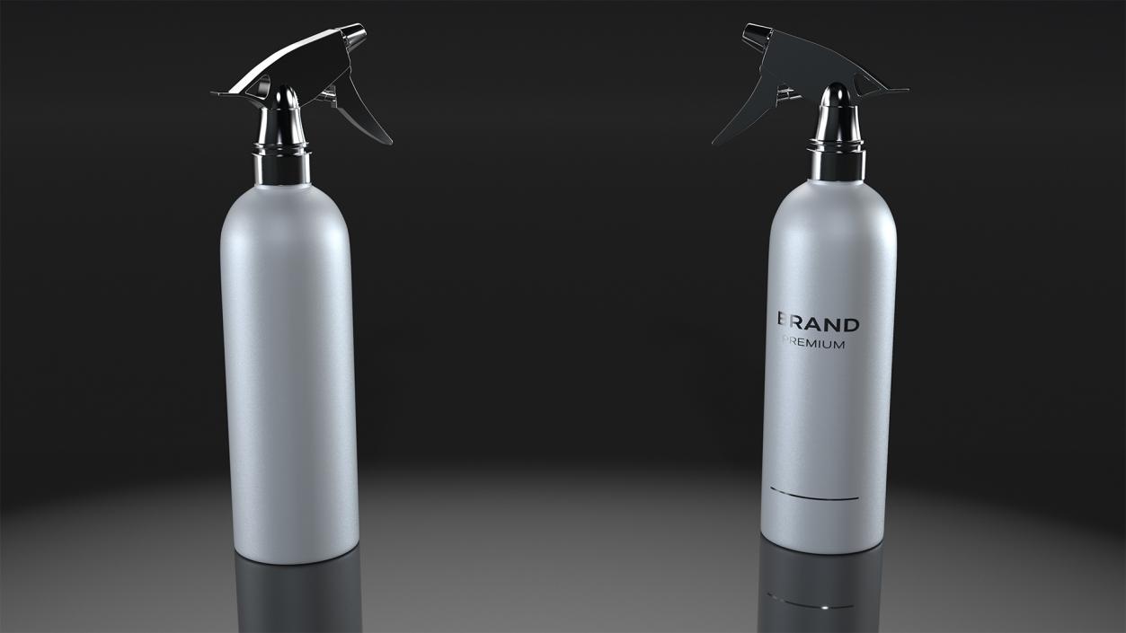 3D White Trigger Sprayer Bottle model