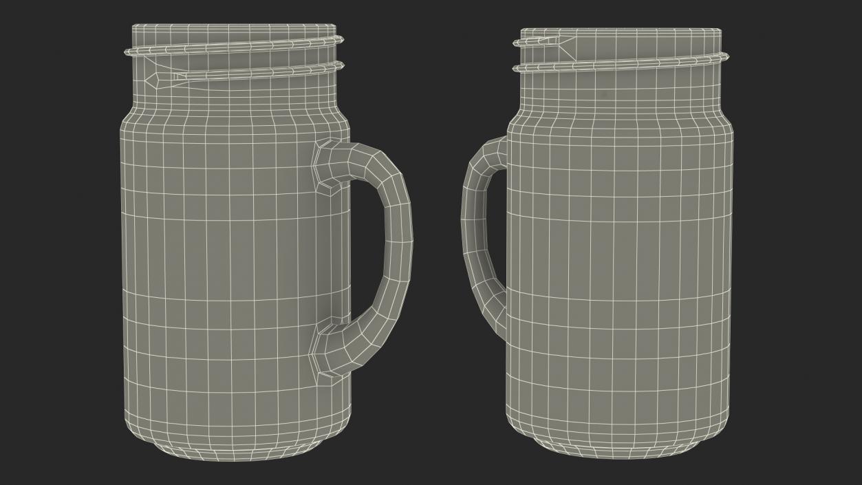 3D Glass Jugs Collection 4 model