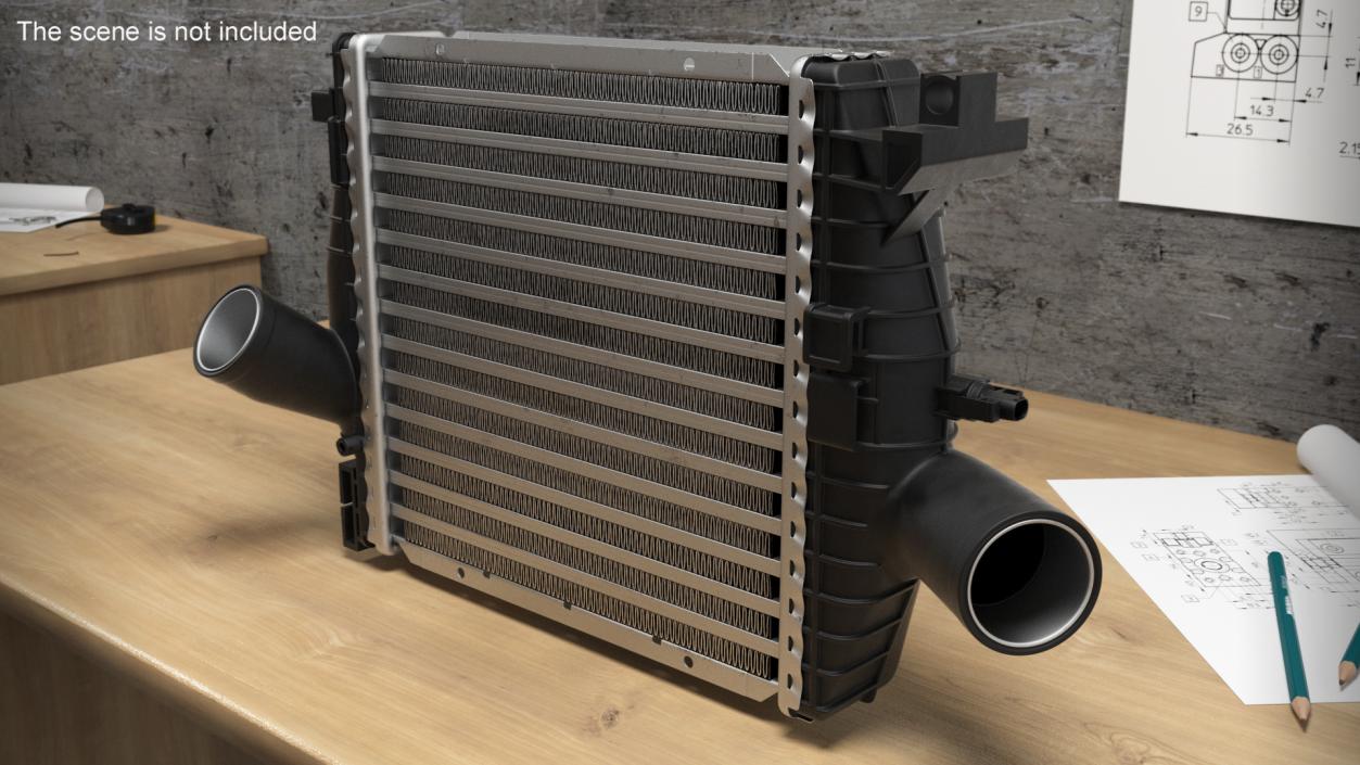 Car Radiator 3D