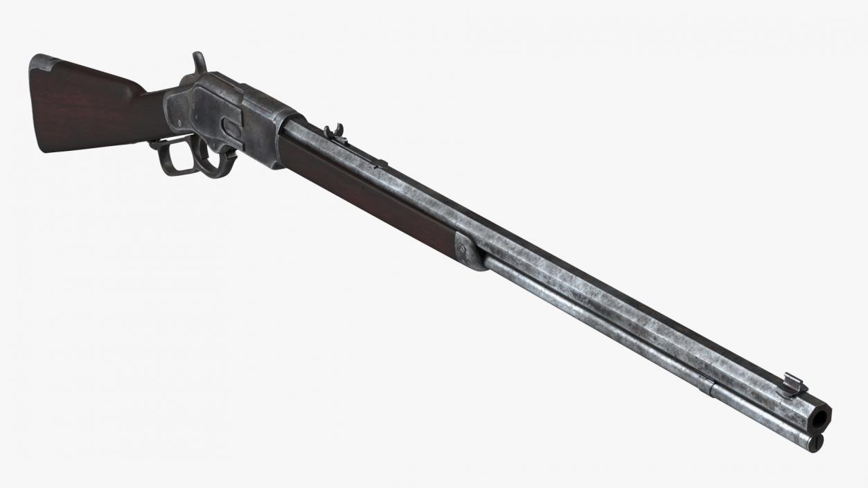 3D model Winchester Model 1873 Lever Action Rifle