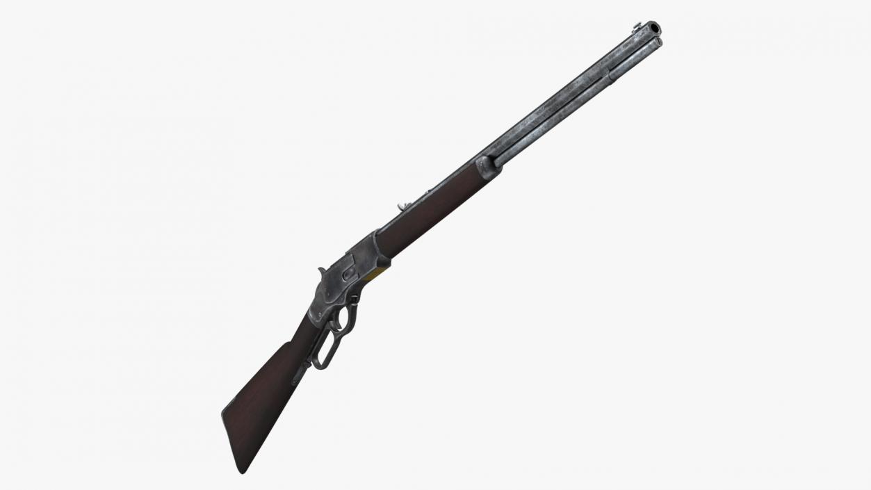 3D model Winchester Model 1873 Lever Action Rifle