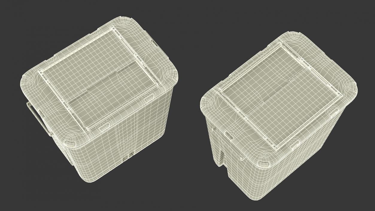 Medical Waste Disposal Container 3D