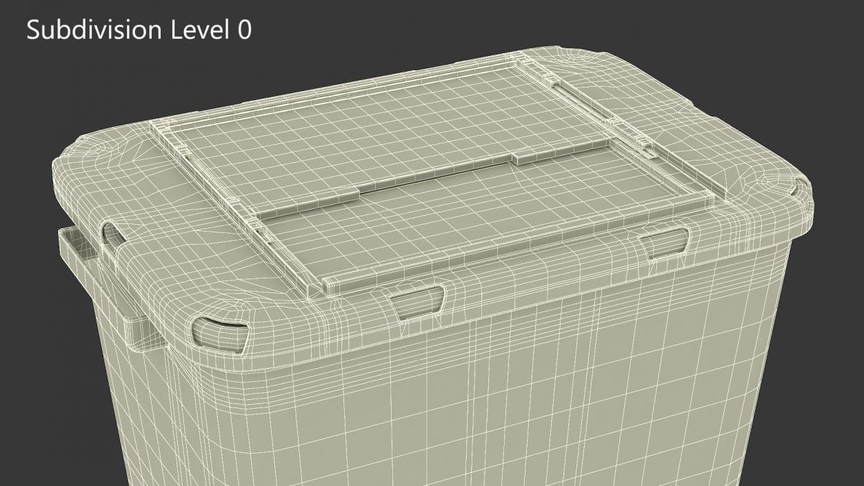 Medical Waste Disposal Container 3D