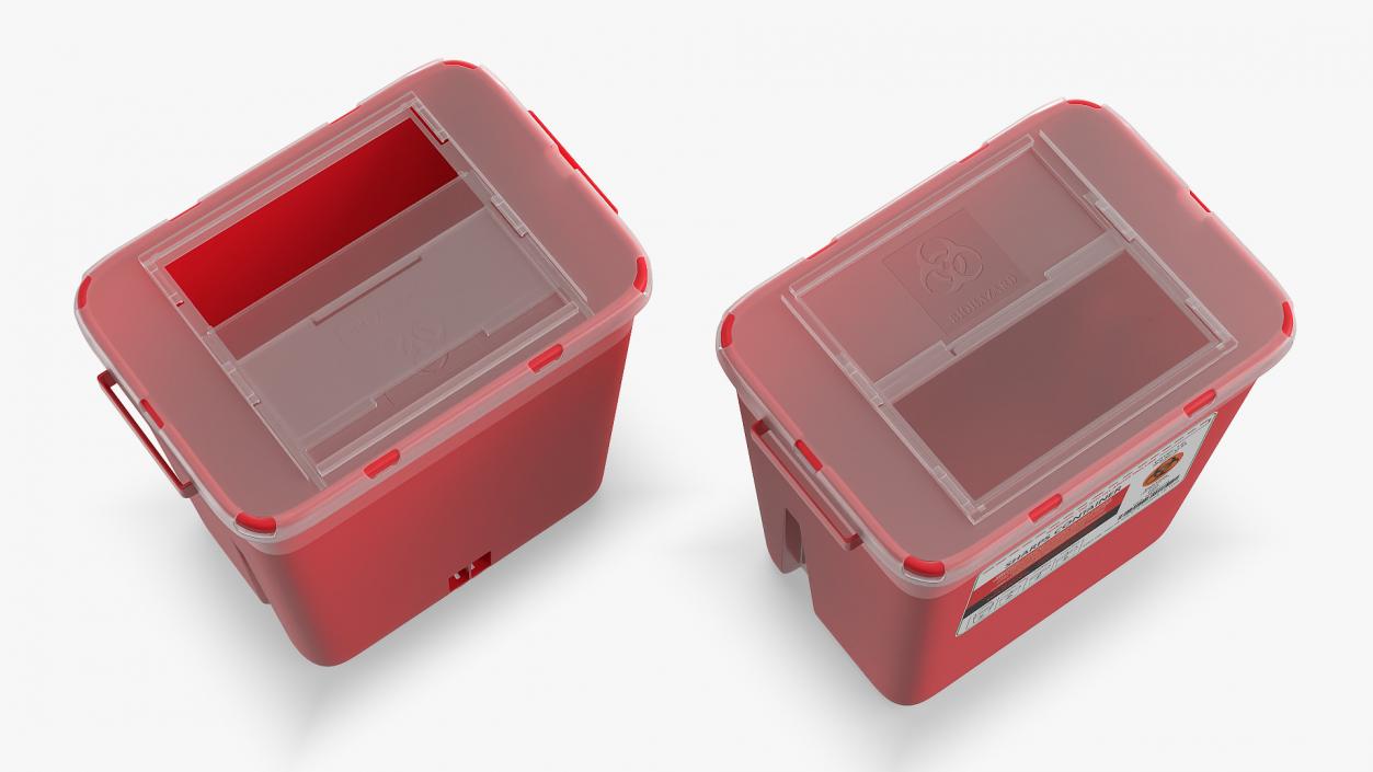 Medical Waste Disposal Container 3D