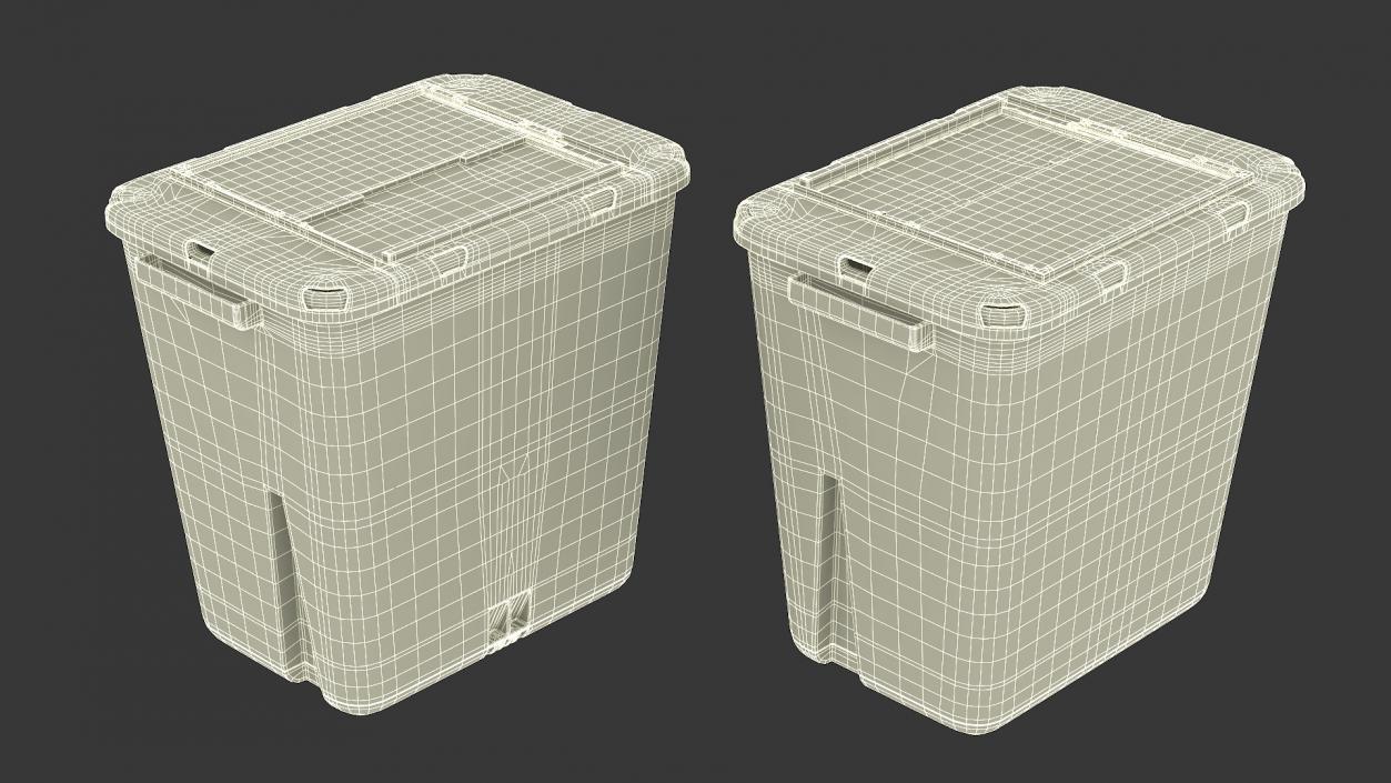 Medical Waste Disposal Container 3D