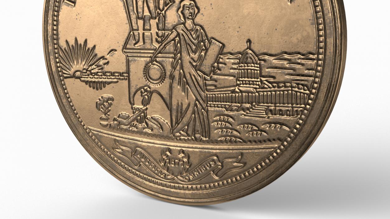 3D model District of Columbia Seal