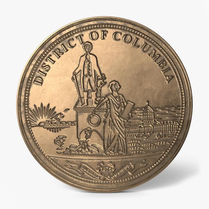 3D model District of Columbia Seal