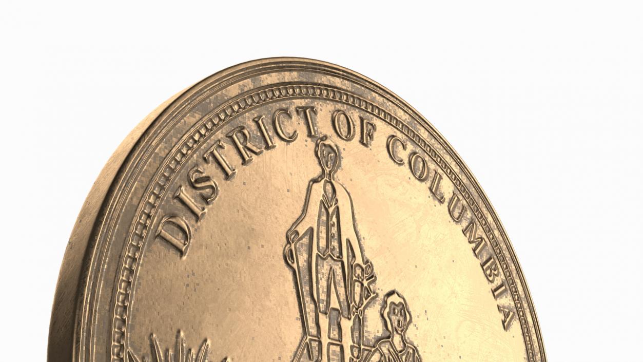 3D model District of Columbia Seal