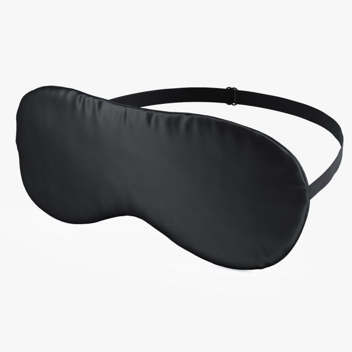 Black Sleeping Mask 3D model