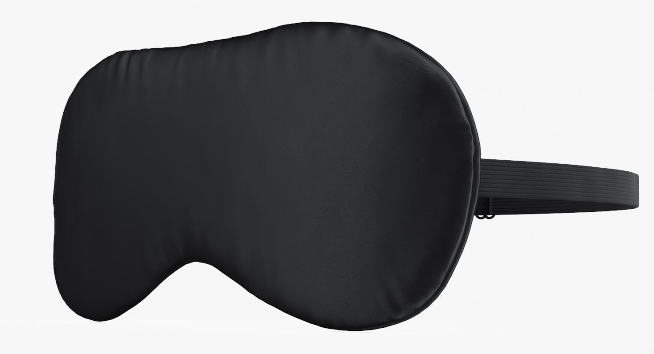 Black Sleeping Mask 3D model