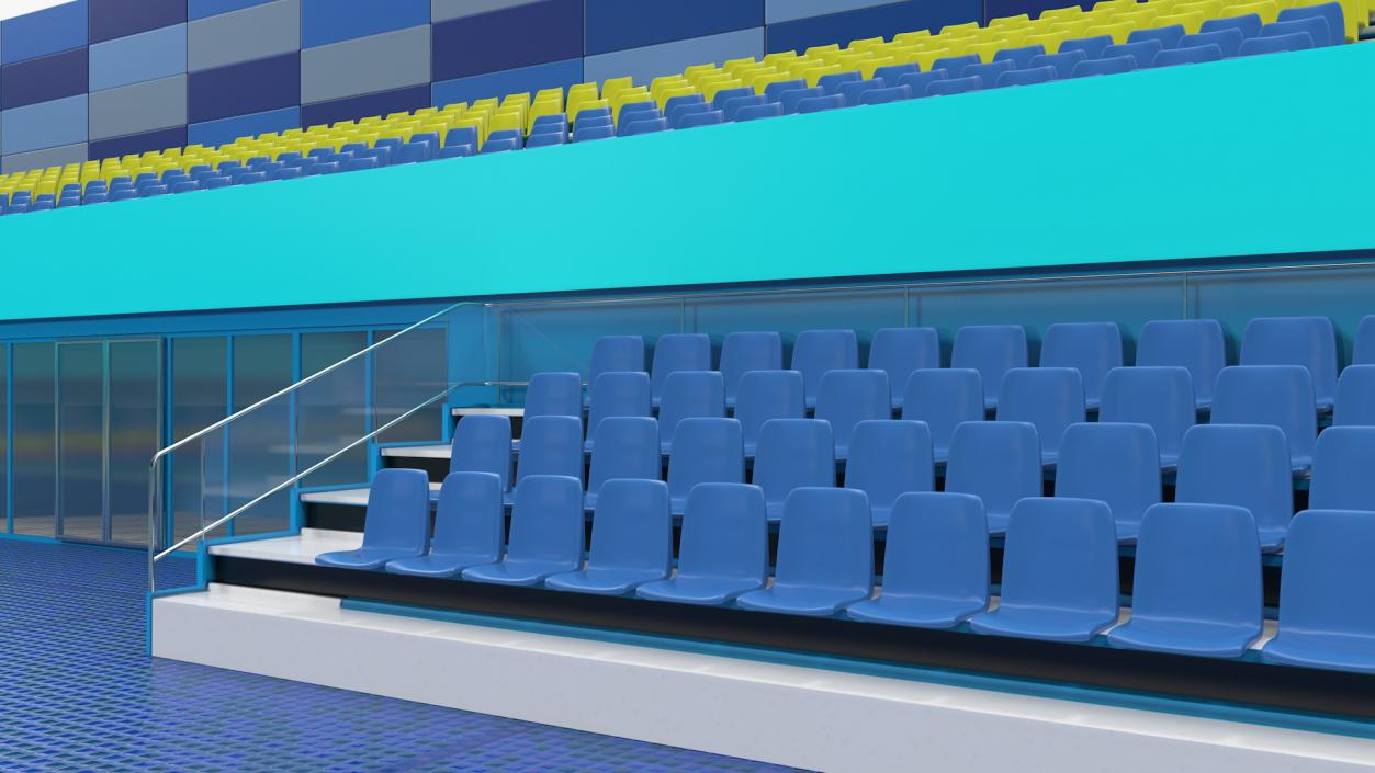 3D Olympic Swimming Pool