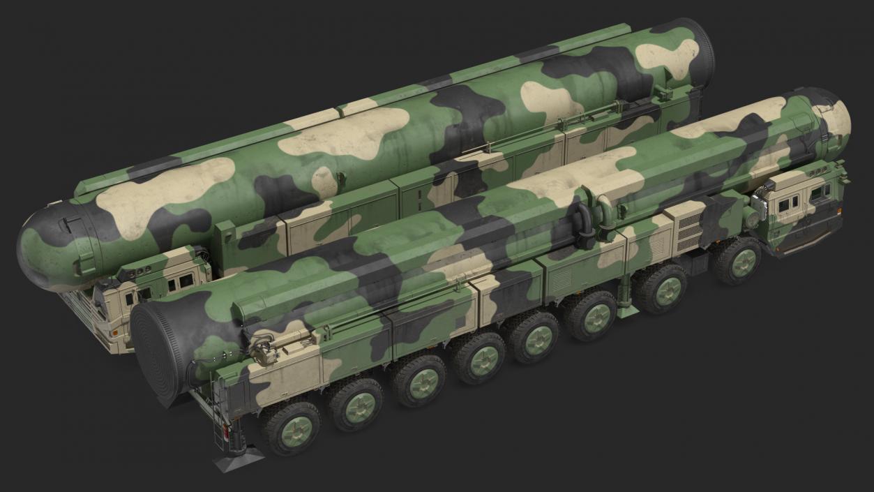 3D model ICBM Launch Vehicle Dusty