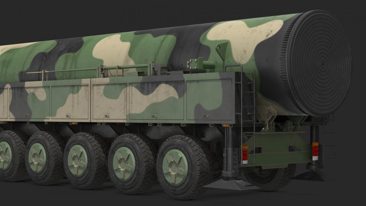 3D model ICBM Launch Vehicle Dusty