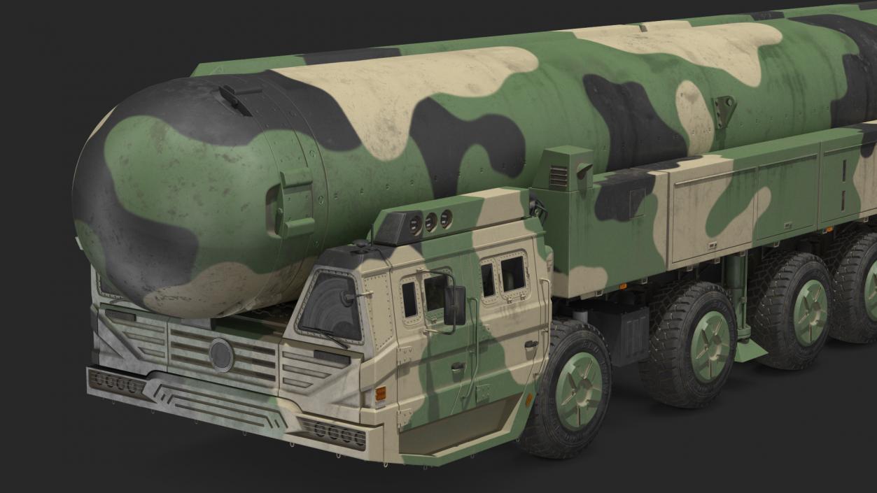 3D model ICBM Launch Vehicle Dusty