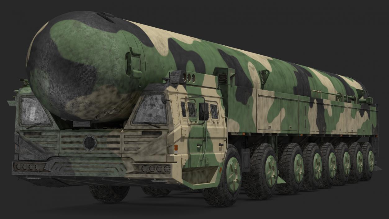 3D model ICBM Launch Vehicle Dusty